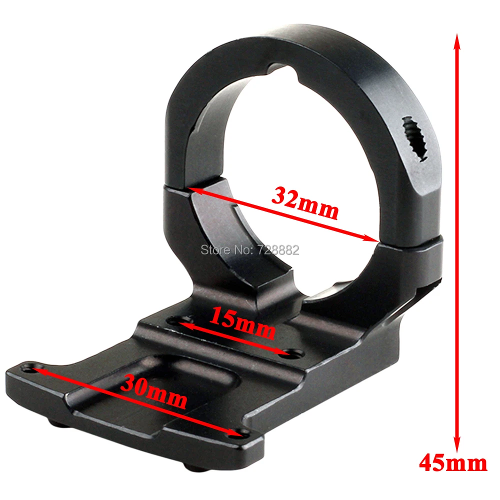 Тактический усиленный миниатюрный RMR Red Dot Reflex Sight Mount Base для компактного ACOG Scope