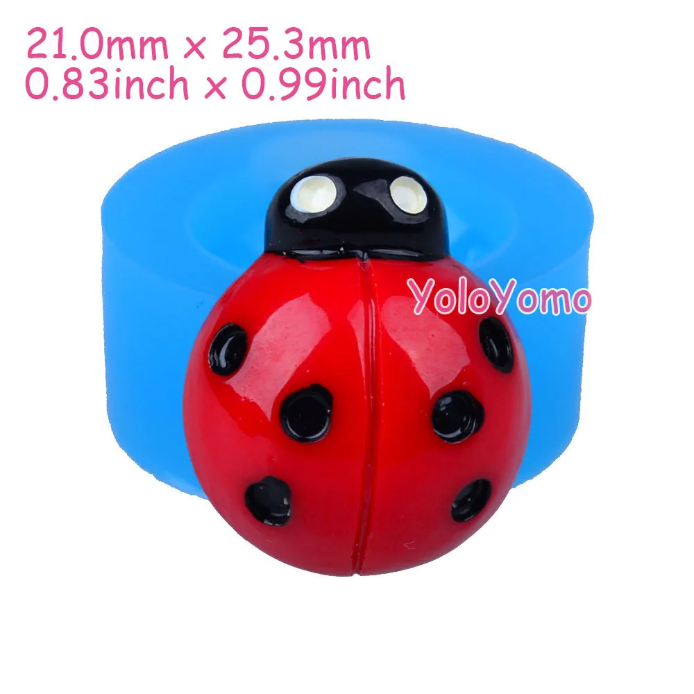 D424YL-25-3mm-Ladybird-Fleixble-Silicone-Mold-Insect-Mold-Cupcake-Topper-Fondant-DIY-Biscuit-Baking-Gum