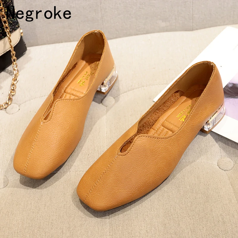 ballerina square toe flats