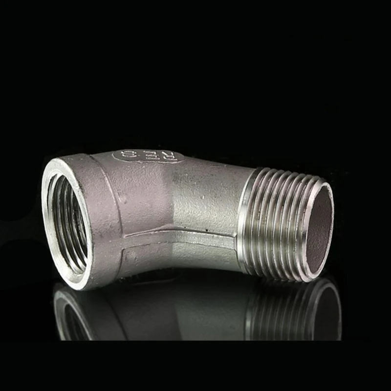 3/4 &quotBSP Female x 3/4&quot BSP Male Thread 304 нержавеющая сталь 45 градусов колено труба фитинг