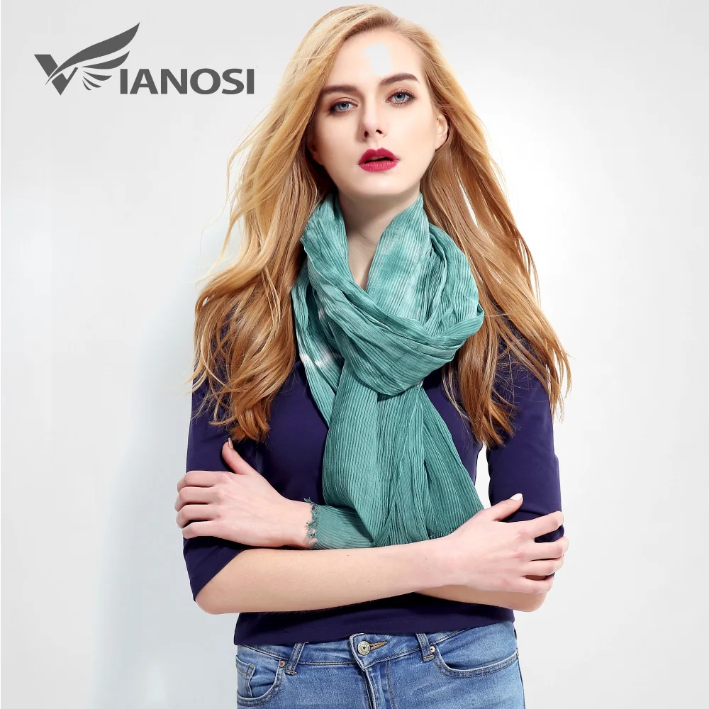 VIANOSI роскошный зимний шарф для женщин Пашмина точка длинный кисточкой sjaal толстый платок теплое одеяло - Цвет: MP003-08