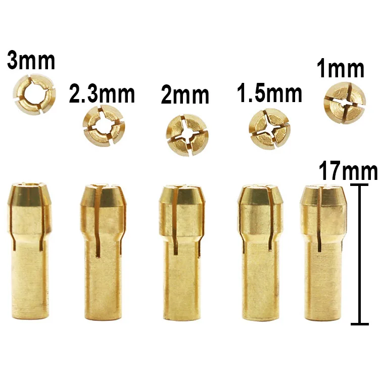 7 шт. 0,5-3 мм сверлильные цанговые патроны набор быстрого патрона для мини-инструментов