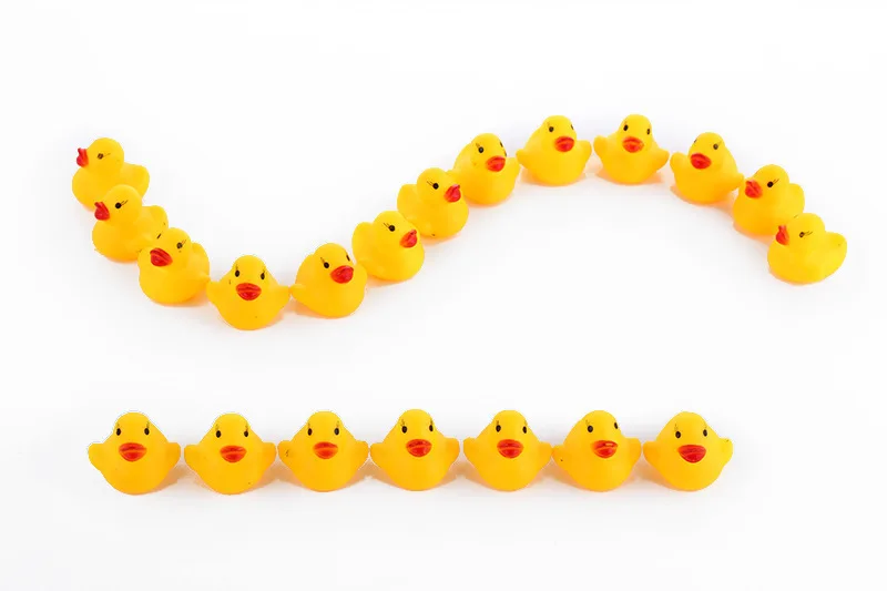 10pcs/lot Cute Baby Kids Squeaky Rubber Ducks Bath Bathe Room Water Fun Game Playing Newborn Boys Girls Toys for Children fishing toys for kids