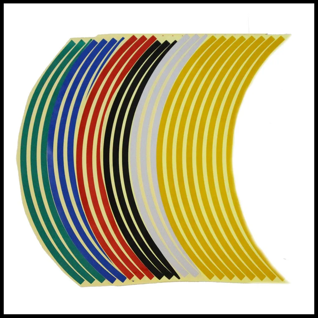 

Reflective Motorcycle Tire Rim Wheel Sticker For Kawasaki ZR750 ZEPHYR ZX-6 ZX9R ZXR400 ZZR600 VERSYS 1000 400R
