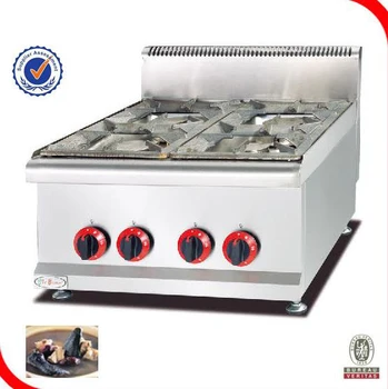 

Free shipping commercial 4 burner gas stove/bing burner gas stove/counter top Stainless Steel gas cooker