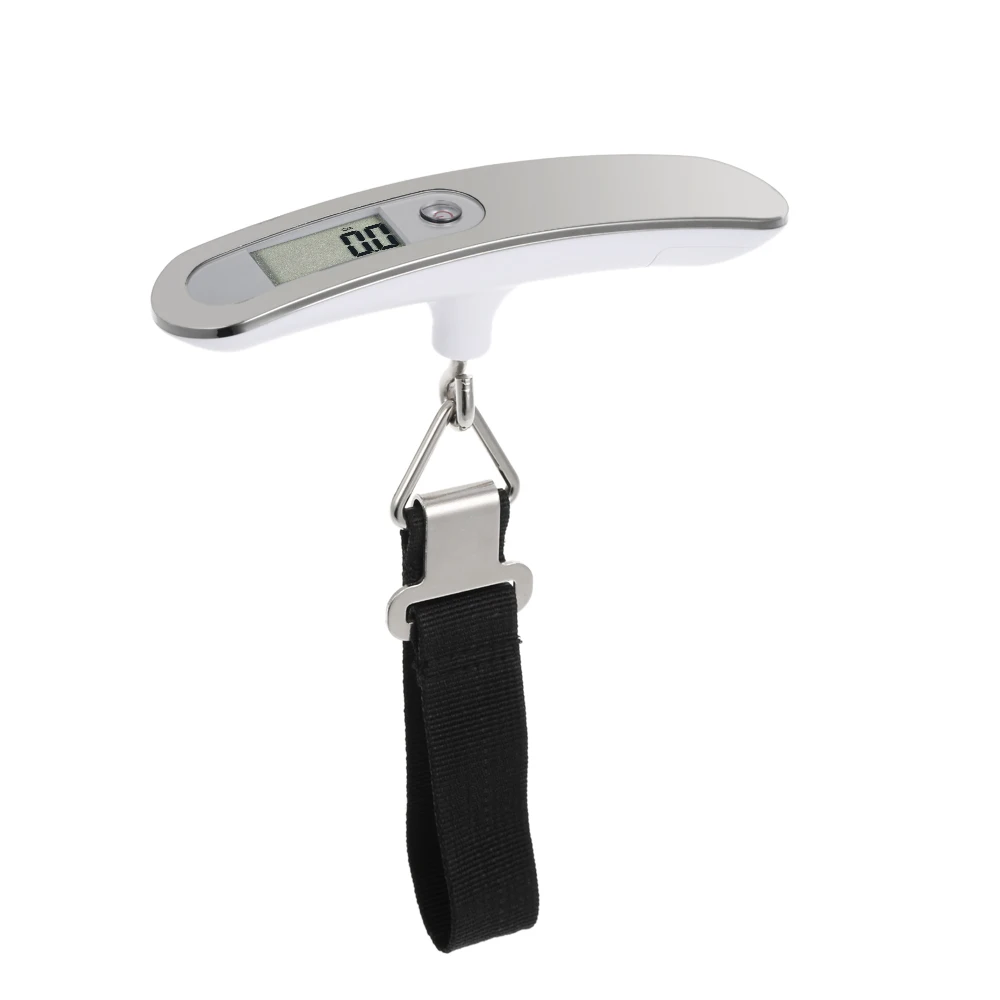 Meterk портативные 50 кг/10 г цифровые весы для багажа ЖК-электронные Висячие карманные весы баланс веса данные удержания тары автоматическое отключение