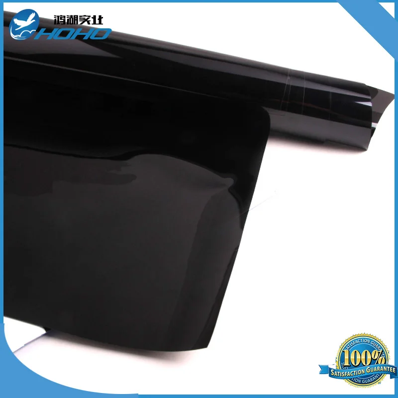 

Black Color 5% VLT Automotive Window Tint Film Roll 60" x 65ft/1.52mx20m HIR0500 Nano Ceramic Film