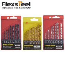 29 шт. Набор комбинированных Сверл С 13 шт. HSS титановые сверла по металлу, 8 шт. сверла по дереву, 8 шт. HSS набор сверл по бетону