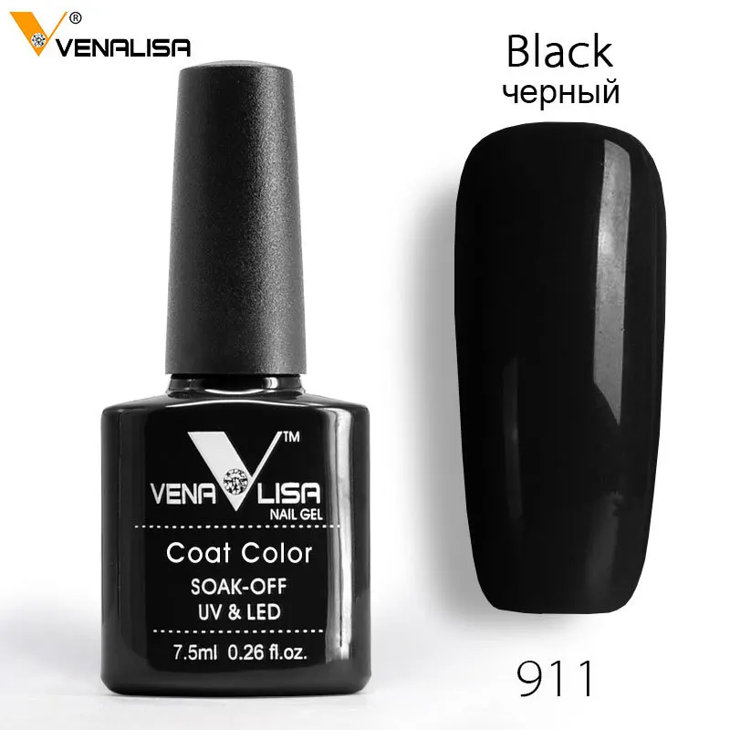 61508 Venalisa гель для ногтей 7,5 мл верхнее покрытие Топ+ Базовое покрытие основа для УФ гель-лака лучший на Али стиль лак для ногтей - Цвет: 911