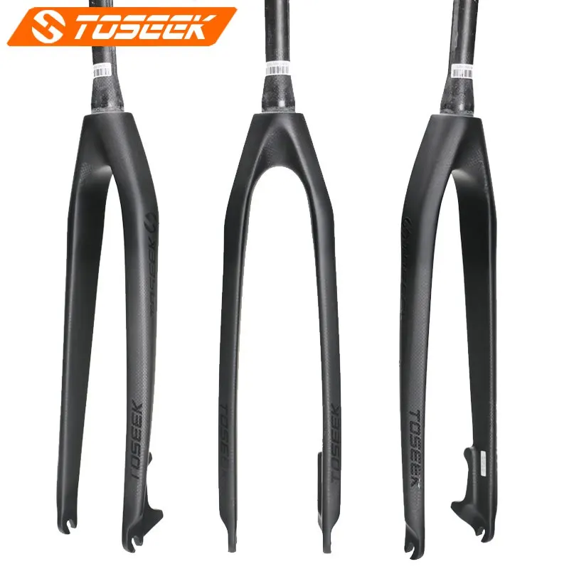 TOSEEK Mountain Bicycle Fork 3K Carbon Fiber MTB Bike Front Fork