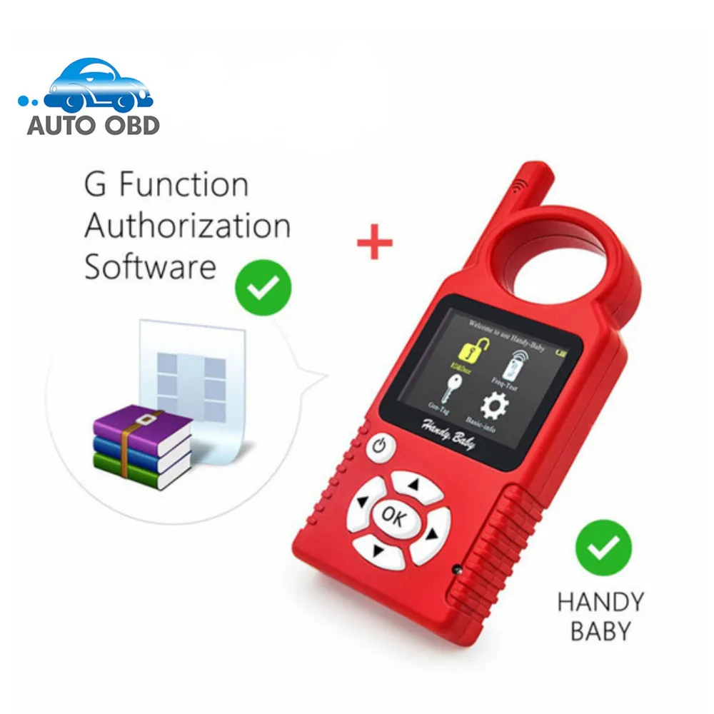

Original Handy Baby Hand-held V8.0 Car Key Copy Auto Key Programmer for 4D/46/48 Chips Plus G Chip Copy Function Authorization