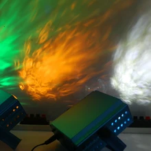 Мини 3 Вт светодиодный сценический свет синий эффект волны воды Rapple проектор комнаты вечерние бар KTV Домашние развлечения шоу свет