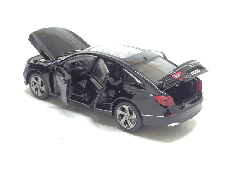 1/32 масштаб Honda Accord модель автомобиля игрушечный звуковой светильник литой под давлением металлический оттягивающий назад модель автомобиля игрушка для коллекции подарков