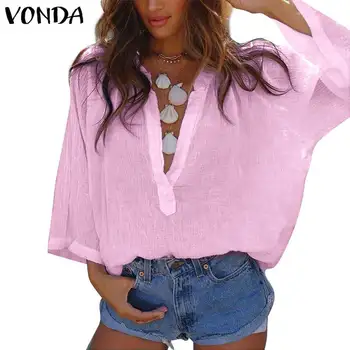 

Casual Loose Women Shirts 2020 Autumn New Fashion Collar Plus Size Blouse Long Sleeve V neck White Shirt Women Tops Streetwear