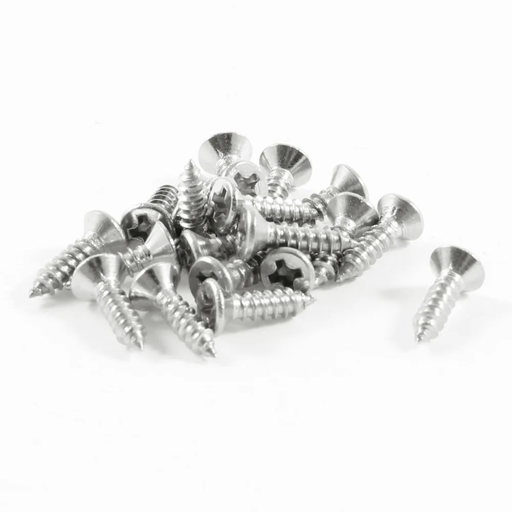 

12mmx3mm Thread Diameter Stainless Steel Crosshead Self Tapping Screw 20Pcs