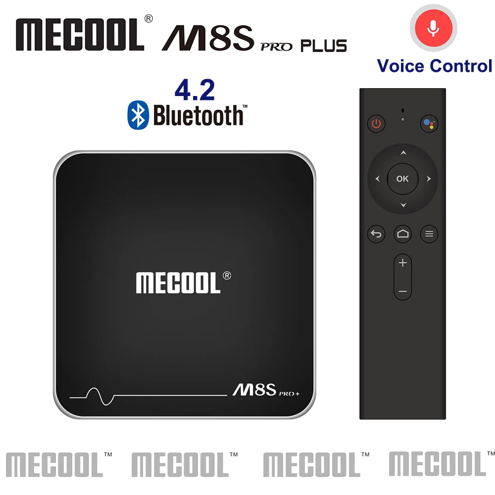 

Original Mecool TV Box M8S PRO Plus Amlogic S905W Penta-Core Android 7.1 2GB 16GB 2.4G Wifi Bluetooth 4.2 Voice Control Youtube