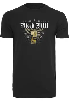 

MERCHCODE Herren Meek Mill Mill Chains Tee Hip Hop Clothing Cotton Short Sleeve T Shirt Top Tee Battery Funny Cotton T-SHIRT