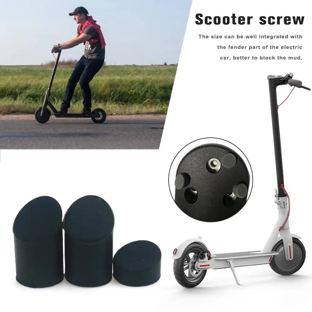 

For Xiaomi M365 Electric Scooter Waterproof Plug Screw Rear Fender Screw Hole Silicone Cover Rubber Plug Cycling Accessories