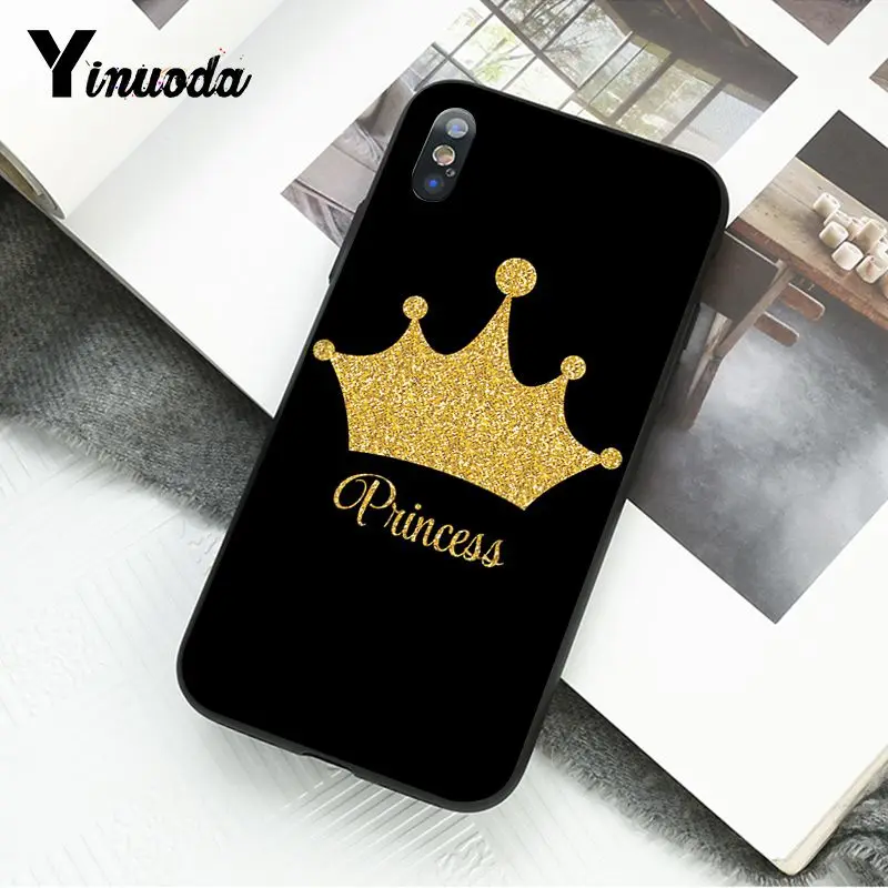 Cartoon Crown King and Queen 
