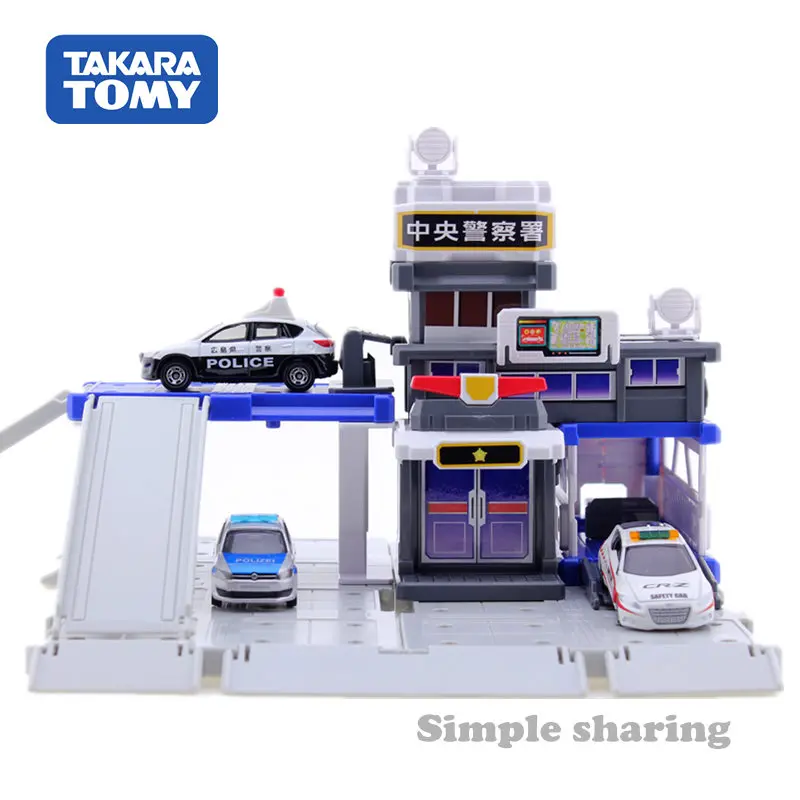 Takara Tomy Tomica Town центральный полицейский отряд строительный блок литые миниатюрные