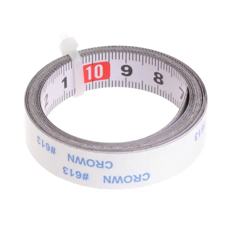 

Miter Saw Tape Measure Self Adhesive Metric Steel Ruler Miter Track Stop Tape 1m Right To Left