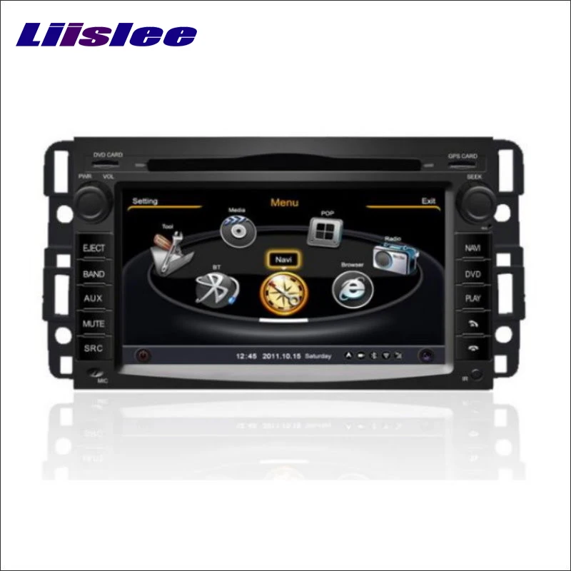 Flash Deal Liislee For Chevrolet Tahoe 2007-2013 Car Radio Audio Video Stereo CD DVD Player GPS Nav Navi Navigation S160 Multimedia System 1