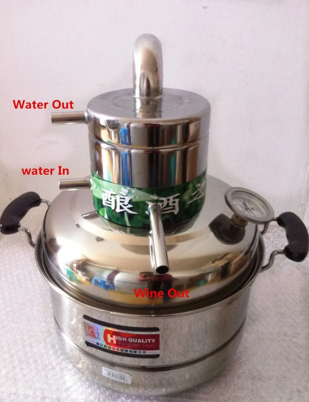 2 Gal Home Brew Kit Alcohol Distiller Spirits Make Moonshine Still