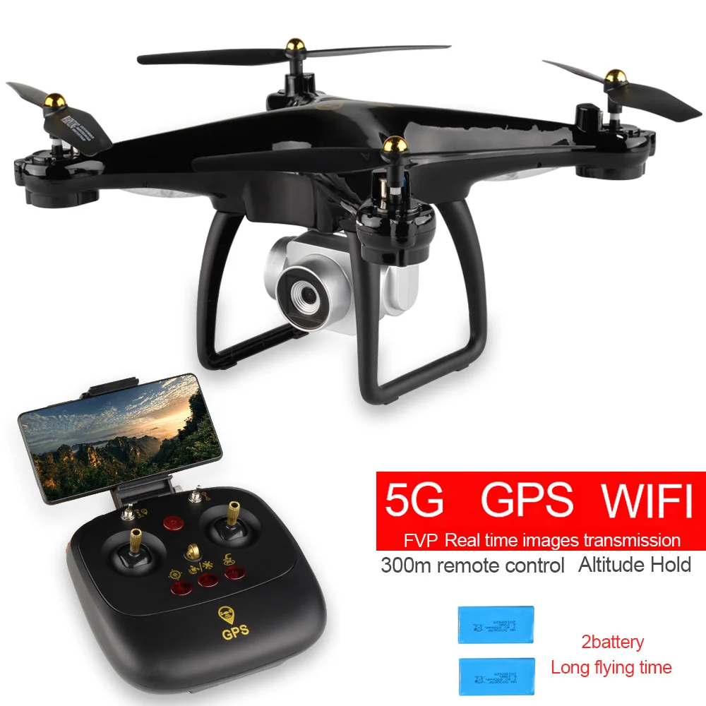 

New JJRC Professional H68G RC Double GPS Position Drone 1080P HD 5G Wifi FPV Camera Altitude Hold One Key Reture Dron Quadcopter