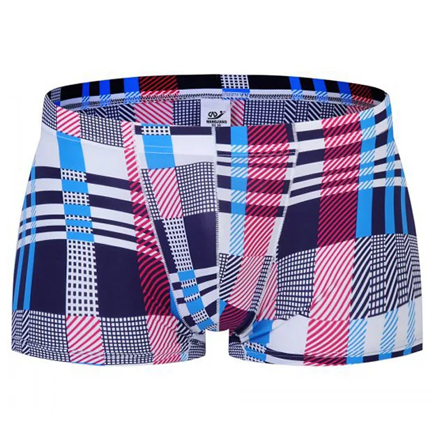 Buy Summer Cool Mens Underwear Boxer Shorts 2018 New floral Thin Sexy Mens