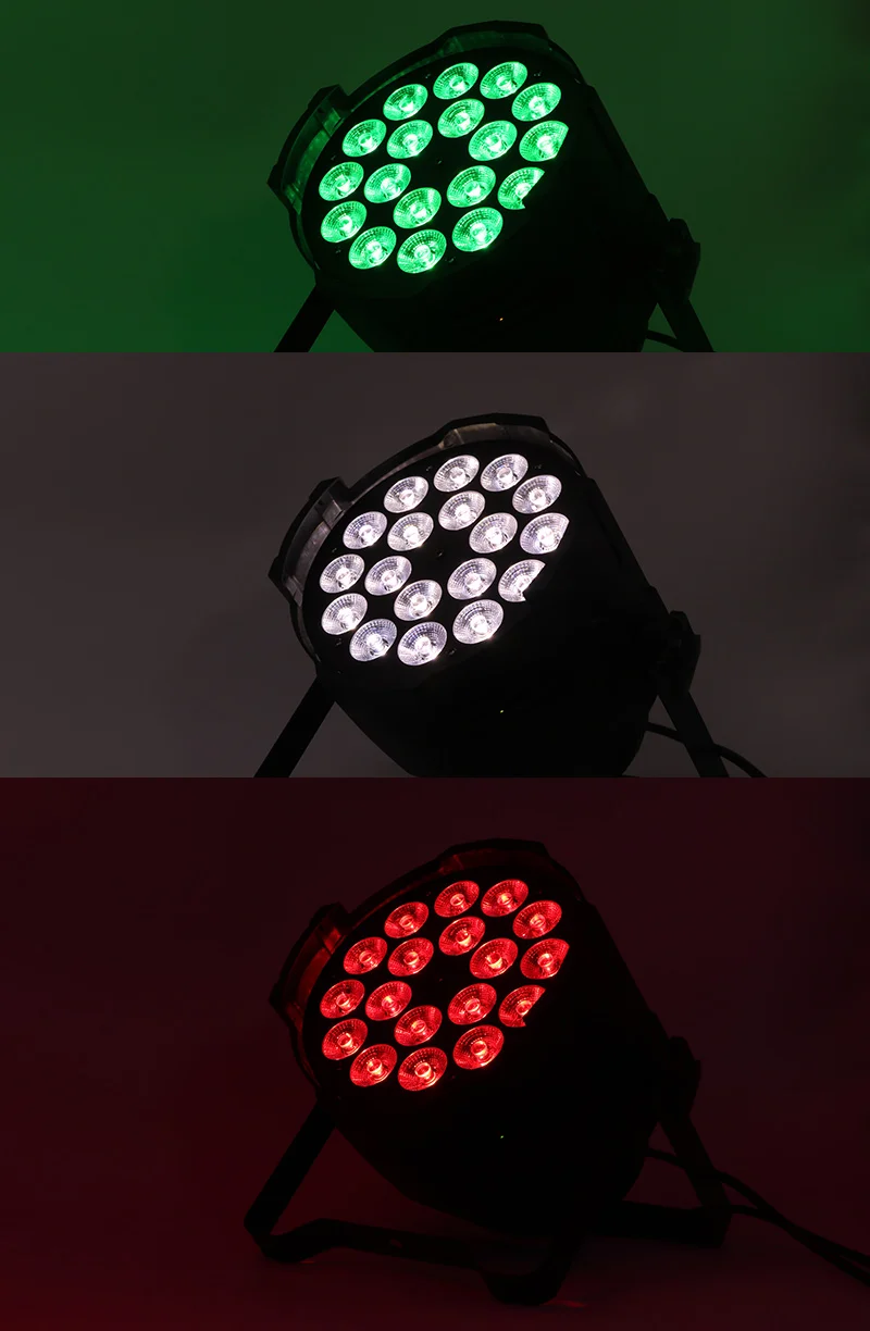 Liga de Alumínio Rgbwa plus uv Luzes de Discoteca Equipamento de Palco Led Par 18x18 Shdhds w Luzes Dmx512 6in1 Levou Iluminação Profissional dj 29 Shdhds liga de alumínio led par 18x18