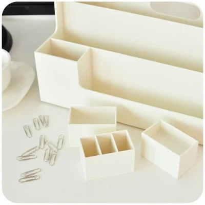 Multifunctional Office Desk Sets Desk Accessories Stationery Organizer Classified Office Organizer Plastic Storage Box