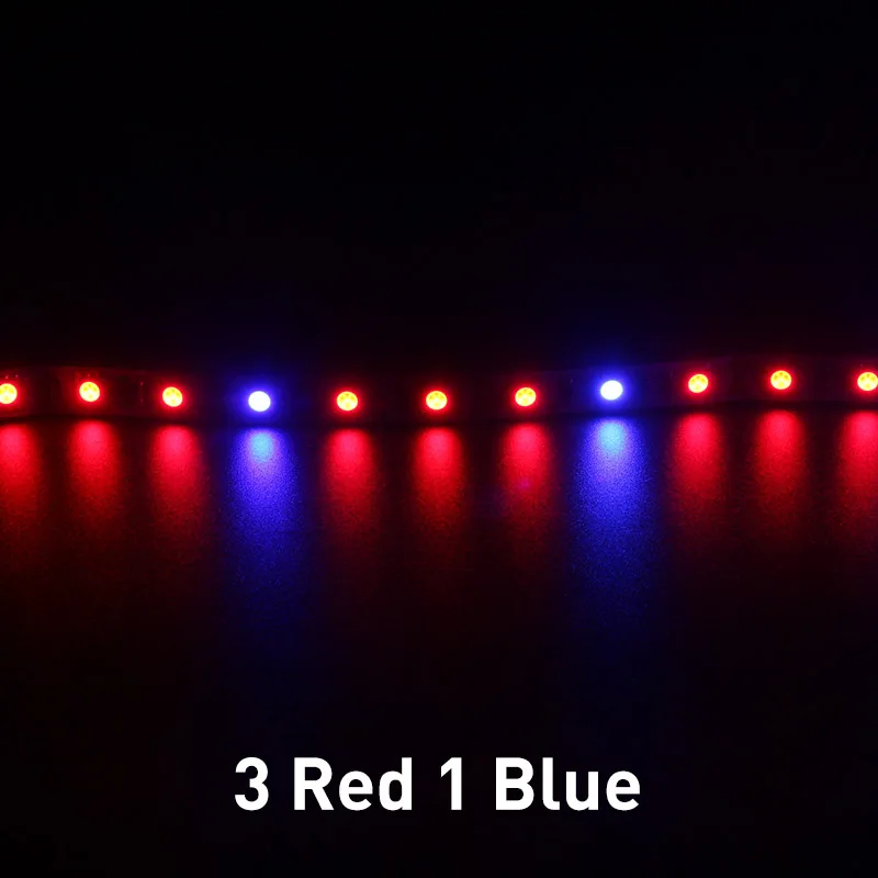 2 м 3 м 5 м светодиодный Светодиодный светильник для выращивания SMD 5050 водонепроницаемый IP65 DC12V DIY лампы для выращивания растений в теплице - Испускаемый цвет: 3 Red 1 Blue