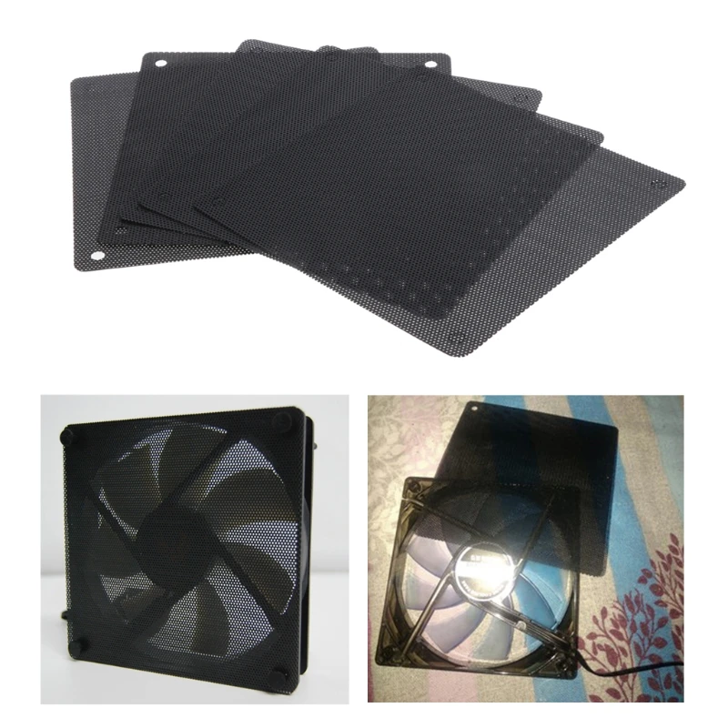 Discount 5Pc Computer Mesh PVC Case Fan Dust Filter Dustproof Cover Chassis Dust Cover 32936206142