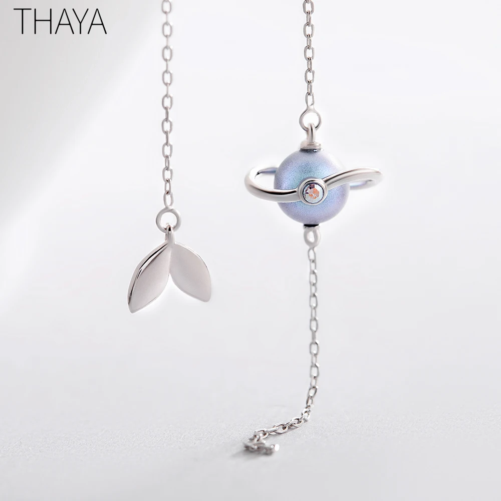 

Thaya 925 Silver Earrings Midsummer Night's Dream Design Pendant Earrings Vintage Fantasy style Party Jewelry For Women Gift