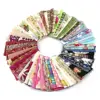 50Pcs Fabric Patchwork Craft Cotton Material Batiks Mixed Squares Bundle DIY Sewing Quilting Fat Quarters Material Tissue ► Photo 1/6