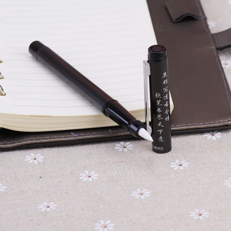 

New Arrival Soft Brushes Plastic Handle Writing Brush For Calligraphy Exercise Kids Free Shipping