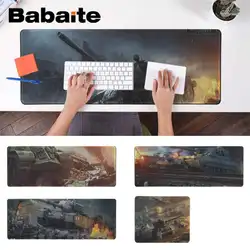 Babaite World of Tanks индивидуальные коврики для мышки ноутбука коврик для мышки в стиле аниме Удобная мышка коврик игровой защелка для мыши