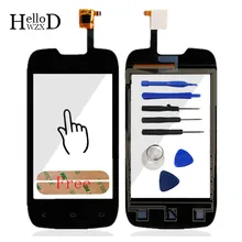 Qualité touchglass HighScreen Pour FLY IQ432 IQ 432 Tactile Digitizer Écran Panle Avant Lentille En Verre Capteur Pièces De Rechange Outils Livraison Adhésif