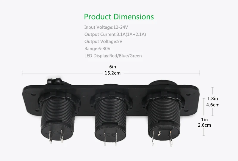 12V автомобильное зарядное устройство для телефона 5V 4.2A Dual USB Автомобильное зарядное устройство с вольтметром светодиодный дисплей Розетка для автомобильного прикуривателя адаптер