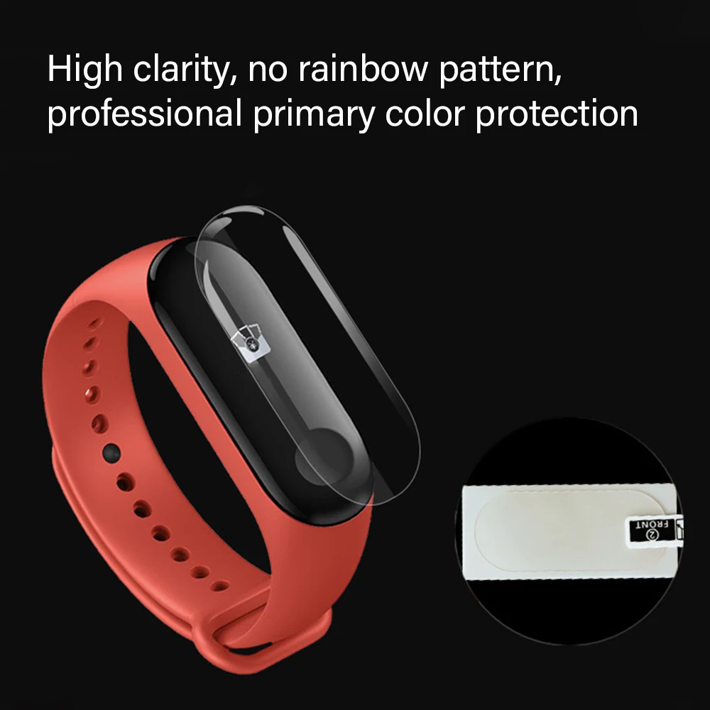 Защитная пленка для Xiaomi mi 3 Band защита экрана из ТПУ стеклянные пленки ремешка