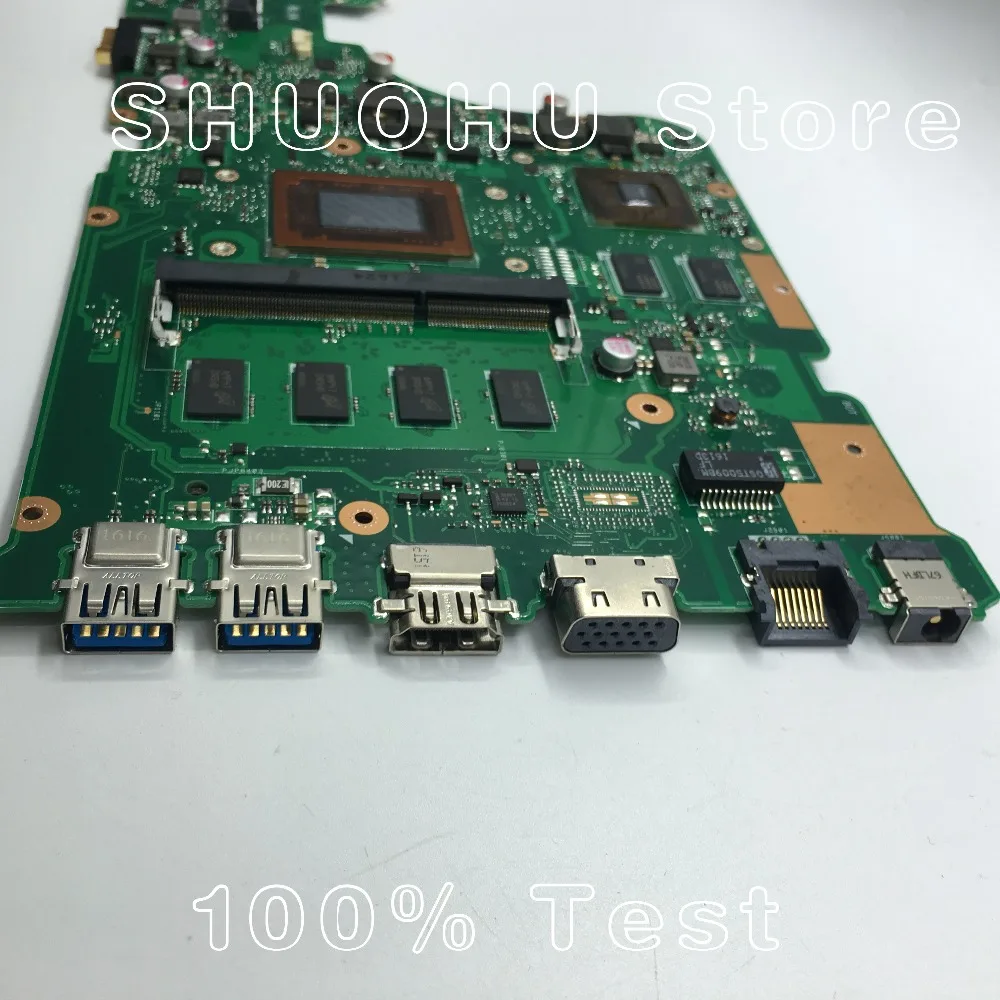 KEFU X555DG motherboard FIT For ASUS X555DG A555DG X555QG X555YI laptop motherboard A6-7310 R5-M320 4GB Test work 100%