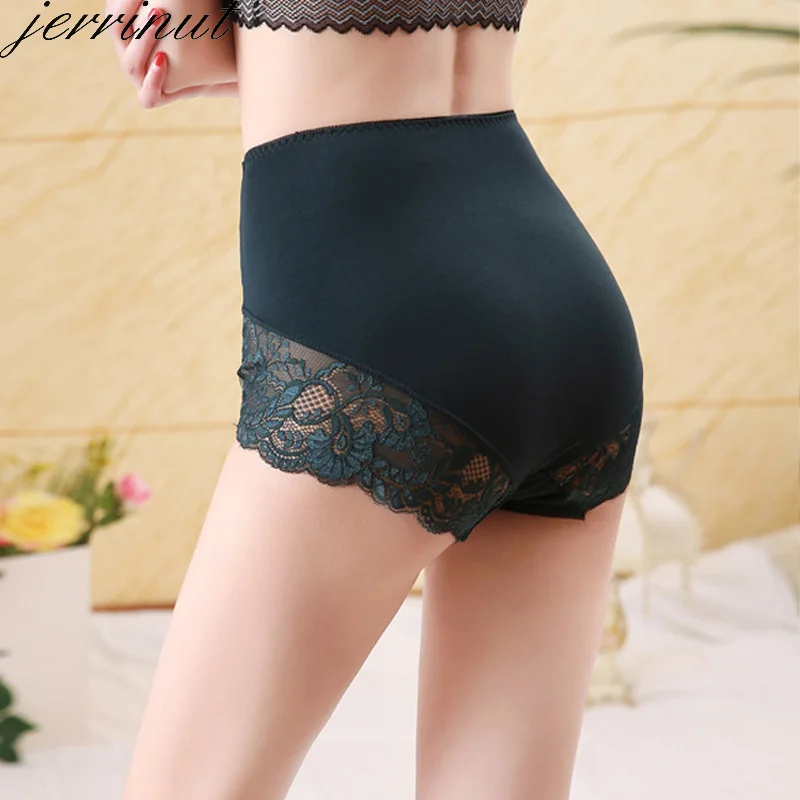

jerrinut Seamless Panties Women Underwear Plus Size Briefs High Waist Pant Model Sexy Lace Briefs Female Large Size Lingerie