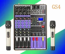 4 mixer professional one-two wireless microphone wedding performance stage conference audio microphone