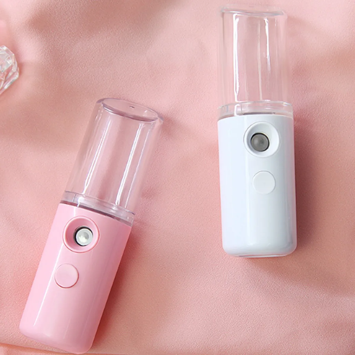 

25ml Portable Mist Spray Moisturizing USB Rechargeable Mini Face Humidifier