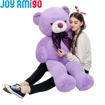 

Giant Teddy Bear Huge Plush Stuffed Animals Large Gift Girlfriend or Kids 47 inch(Purple)
