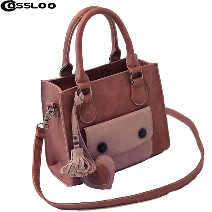 

COSSLOO Women's Bucket Famous Brand Designer Handbags High Quality Tote Shoulder Messenger Bags New arrival leather handbags