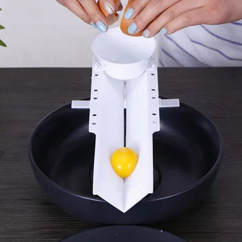 

Creative Slide Egg White Yolk Separator Commercial Egg Filter Egg Dispenser Home Kitchen Baking Tools