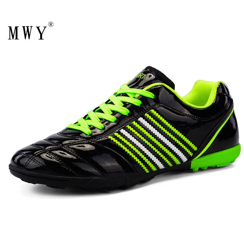

MWY Soccer Cleats Shoes Men Professional Indoor Turf TF Football Shoes Zapatillas Futbol Breathable Sneakers Sports Trainers