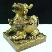 Фэн-шуй латунная Статуэтка TAI SUI PI YAO XIA XIE Статуэтка PIXIU PI XIU