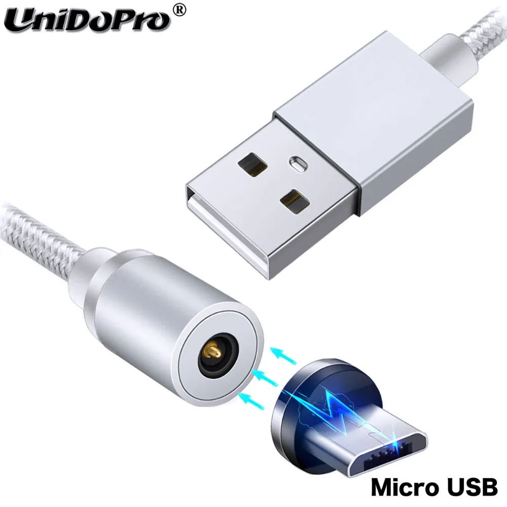 

3FT Micro USB Cable 360 Degree Round Magnetic Charger Cord for Samsung Xiaomi Huawei MEIZU ASUS HTC Moto UMIDiGi Android Phones